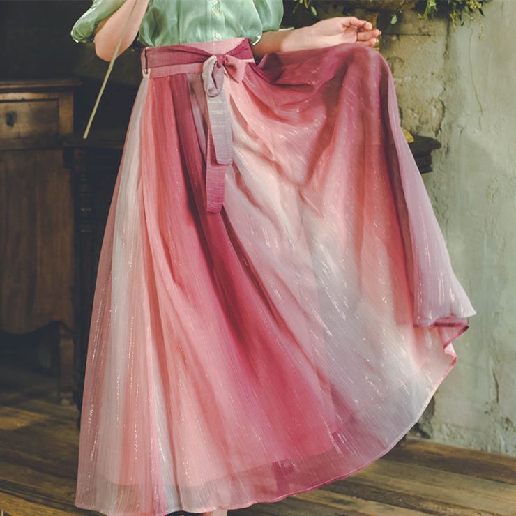7月21日出品終了 グラデーションフリルスカート　ピンク 7月21日出品終了 グラデーションフリルスカート ピンク 7月21日出品