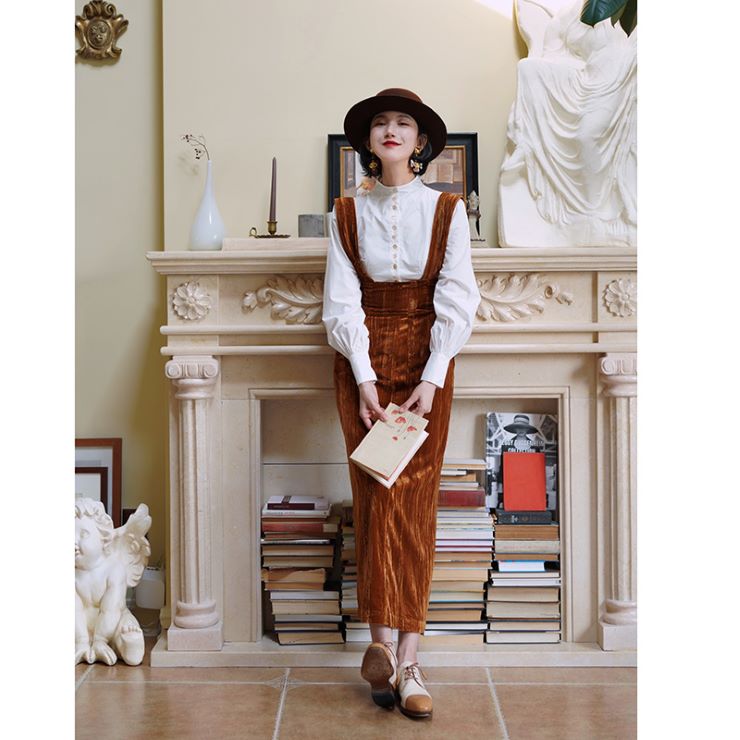 ベルベットタイトジャンパースカート br9-289 – Q'e