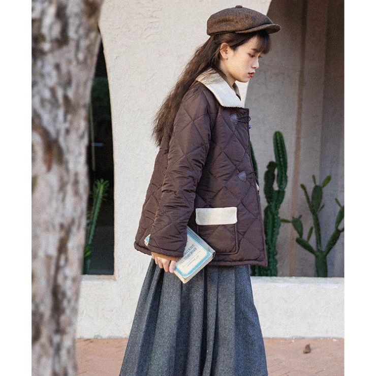 キルティングダッフルコート br34-70 – Q'e