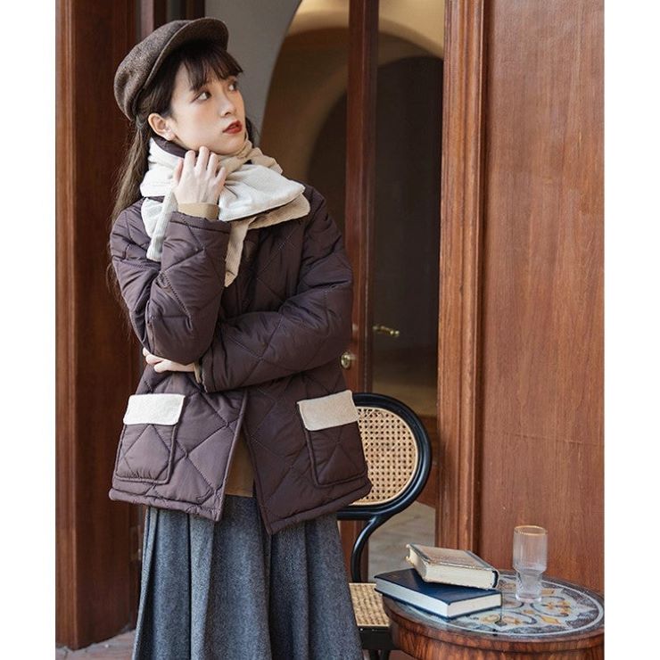 キルティングダッフルコート br34-70 – Q'e