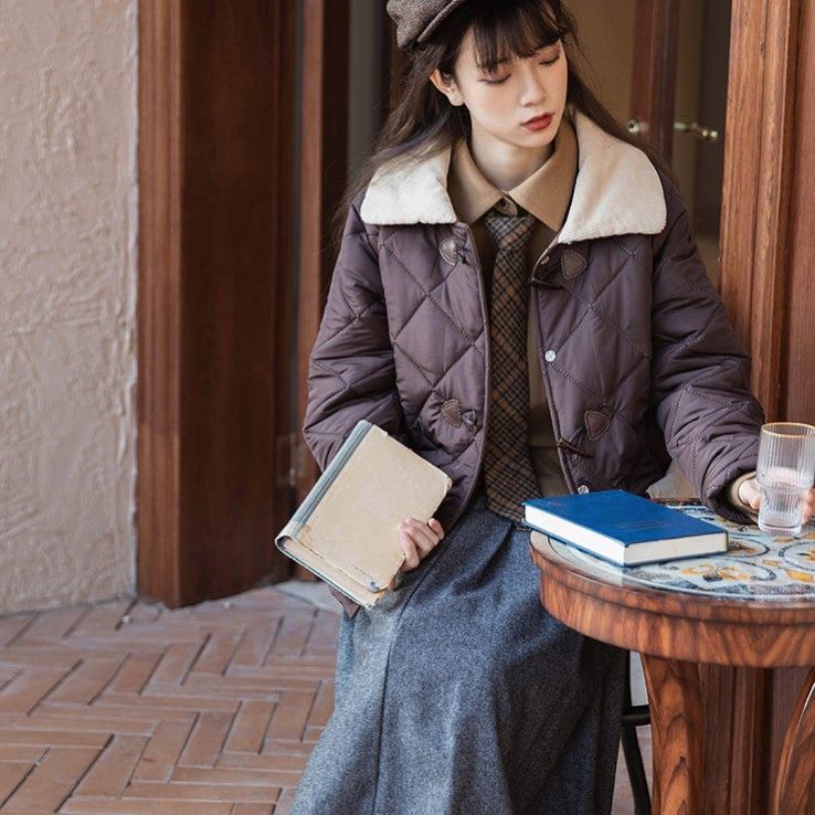 キルティングダッフルコート br34-70 – Q'e