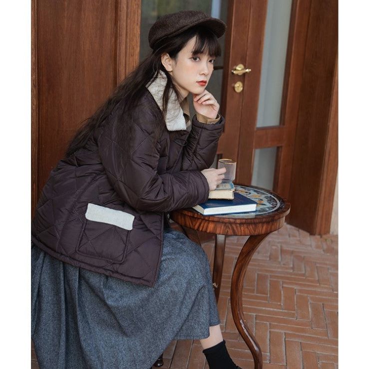 キルティングダッフルコート br34-70 – Q'e