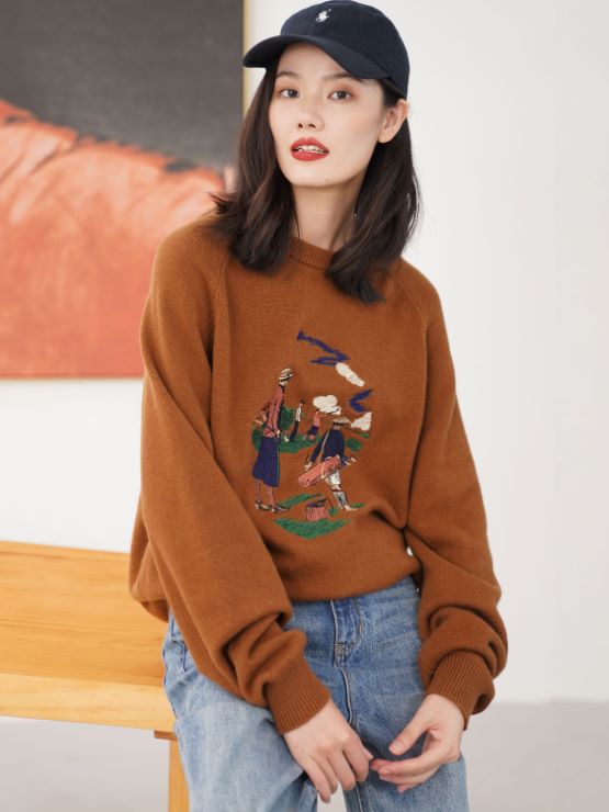 ゴルフ刺繍デザインニット br41-15 – Q'e