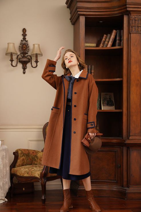 クラシカルウールコート br41-6 – Q'e