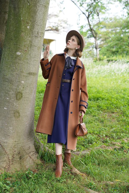 クラシカルウールコート br41-6 – Q'e