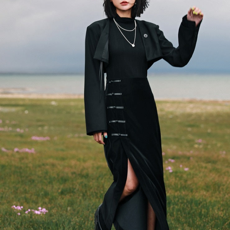 サイドスリットロングスカート br65-18 – Q'e